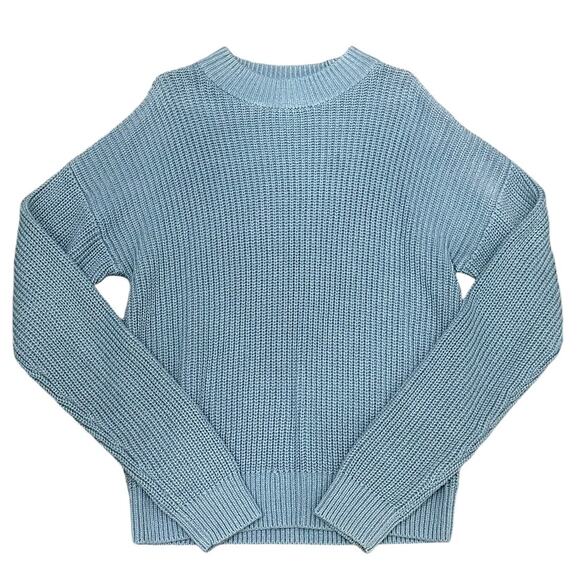 Treasure & Bond Blue Knit Sweater Girls Large 10/12 NWOT - Picture 1 of 3